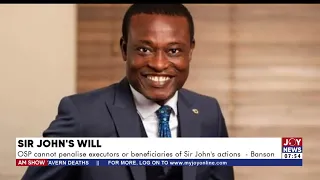 Sir John’s Will, IMF Programme, Cost of Living Allowance, Voters Register - AM Talk with Benjamin