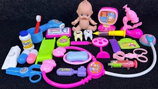 24 Minutes Satisfying with Unboxing Cute Blue Rabbit Doctor Playset, Doctor Kit Collection | ASMR