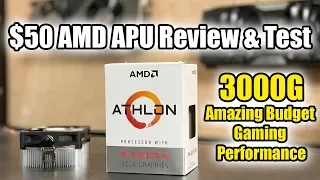 AMD Athlon 3000G -Amazing Budget iGPU Performance!