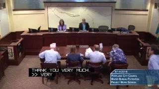 City Council 2018-08-14 Work Session