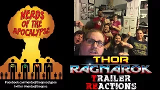 The Nerds react to the Thor: Ragnarok Comic Con 2017 Trailer!