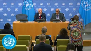 (EN/AR) Civilians in Gaza - Press Conference by Palestine (11 Oct 2023) | United Nations