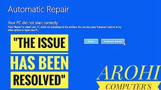 How To "Fix Automatic Repair" Loop in Windows 10 & 11 Startup Repair Couldn't Repair Your PC (2024)