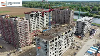 Видеообзор строительства культурно-образовательного комплекса в Калининграде (май, 2021)