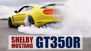 Shelby Mustang GT350R On Track & Killing Tyres [Plus Giveaway]