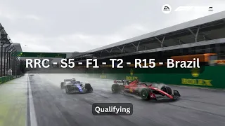 The weather forecast isn't very accurate | RRC - S5 - F1 - T2 - R15 - Brazil - Qualifying - Onboard