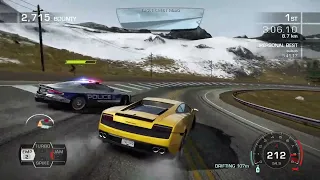 Lamborghini Police Chase With Top Speed Of 300+