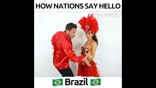 How Nations Say Hello