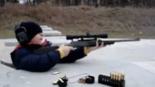 8 year old shoots .243 - Youth model Deer Rifle