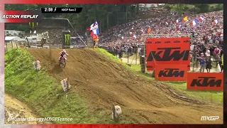 Seewer vs Prado | MXGP Race 2 | Monster Energy MXGP of France 2022 #MXGP #Motocross