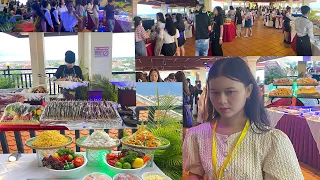 “Wow” wonderful  100 people Buffet Dinner tonight . The best restaurant in town(Battambang Province)