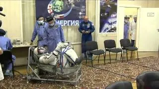 ISS Expedition 41 / 42 - Soyuz TMA-14M Pre launch Activities