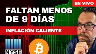 BITCOIN Y BOLSA - FALTAN MENOS DE 9 DÍAS PARA EL HALVING - DATOS DE INFLACIÓN CALIENTES 11-ABR-2024