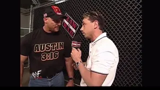 Matt Hardy Attacks Stone Cold Steve Austin Backstage You Son Of A Bitch WWE Raw 16-4-2001