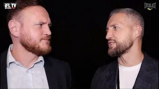 'YOU HAVE NO F****** RESPECT FOR ME' - CARL FROCH & GEORGE GROVES JOINT INTERVIEW TAKES AWKWARD TURN