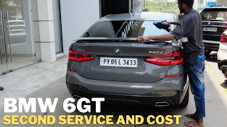 BMW 6 GT Second Service and Cost #bmw #service #bmw6series #630 #6gt