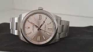 2023 Rolex Oyster Perpetual 41mm Silver Dial 124300