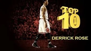 Derrick Rose Top 10 Plays with the Chicago Bulls [HD]