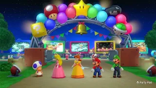 Super Mario Party Partner Party #203 - Watermelon Walkabout - Peach & Daisy vs Mario & Luigi