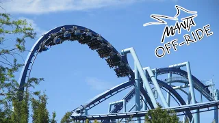 Manta Off-Ride Footage, SeaWorld Orlando Bolliger & Mabillard Flying Coaster | No-Copyright