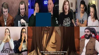 ATTACK ON TITAN EPISODE 4X1-3 REACTION MASHUP!! [ RE-UPLOAD ]