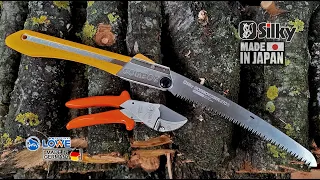 Инструменты ВЫЖИВАНИЯ/Пила Silky Gomboy Curve 270-8+Секатор LOWE 10.107@CorcoranALSurvival tools