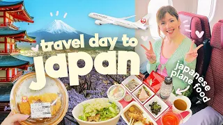 EPIC JAPAN TRAVEL DAY 🇯🇵 We Flew 15 HOURS with Japan Airlines to Tokyo | Arriving in Shinjuku