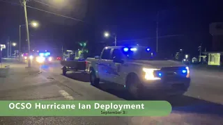 OCSO Deploys Convoy to assist Hurricane Ian Victims