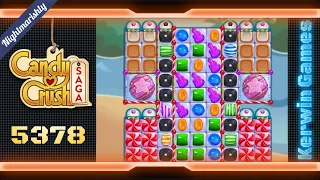 Candy Crush Saga Level 5378 - Nightmarishly Hard Level - No Boosters