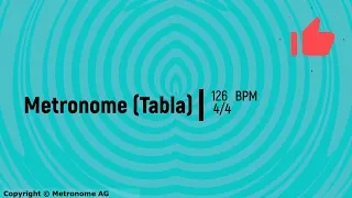 Metronome 126 BPM 4/4  (Tabla)