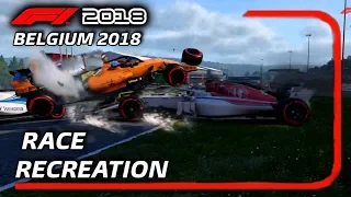 F1 2018 GAME: RECREATING THE 2018 BELGIUM GP