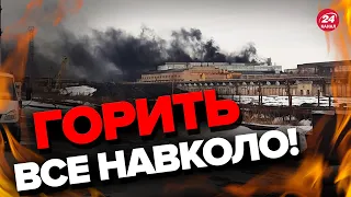 😱На Росії ПОТУЖНА пожежа / Завод у диму – КАДРИ з місця подій