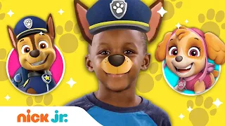 Dress Up w/ Marshall, Chase, Skye, Rubble & Tracker🐾 From PAW Patrol | Jr. Dress Up Ep.2 | Nick Jr.