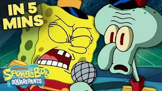 Band Geeks ft. "Sweet Victory" 🥁 in 5 Minutes! | SpongeBob SquarePants