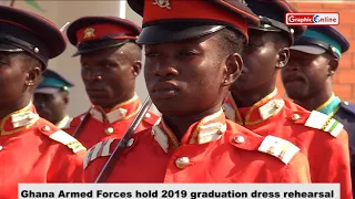 Ghana Armed Forces hold 2019 graduation dress rehearsal