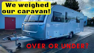 Taking our Caravan to a Weighbridge | Over or Under?