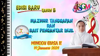 MAZMUR TANGGAPAN 14 JANUARI 2024. HARI MINGGU BIASA II. TAHUN B. EDISI BARU
