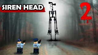 LEGO Siren Head VS Police (2) Horror Short Film: LEGO Stop Motion Animation