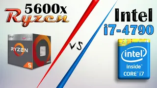 Ryzen 5 5600x VS intel i7 4790 Results will Surprise You