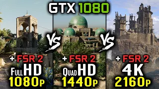 Assassin's Creed Mirage GTX 1080 - 1080p vs 1440p vs 2160p 4K Benchmark + FSR 2 all preset