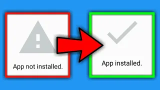 App not installed fix (2024)