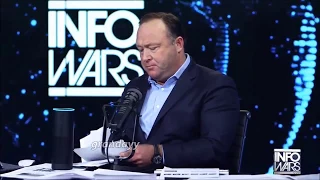 Alex Jones uses the Amazon Echo