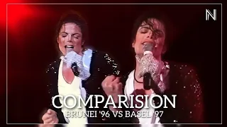 Michael Jackson — Billie Jean | Brunei '96 VS Basel '97(COMPARISION)