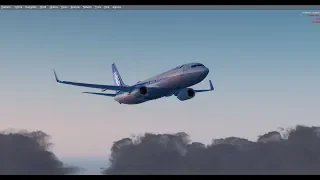 【P3D V4.3 】B737-800 /All Nippon Airways  RJOO(大阪伊丹)~RJFF(福岡)~RJGG(中部セントレア)