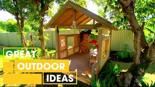 How To Make Your Own Jungle-Book Inspired Cubby House | Outdoor | Great Home Ideas