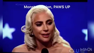 Lady Gaga Accepting The Best Actress Awards for A Star Is Born At The Critics Choice Awards 2019