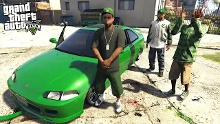 JOINING A GANG AS LAMAR DAVIS! (GTA 5 Mods)