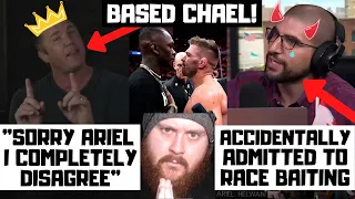 Chael Sonnen EXPOSES Ariel Helwani On His Show! Ariel Admits To Race Baiting Adesanya vs Du Plessis?