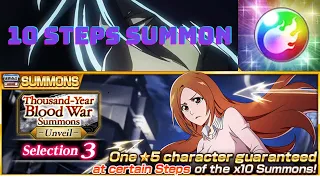 Thousand-Year Blood War Selection 3 (Orihime) - 10 Steps Summon - Bleach Brave Souls