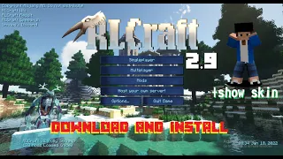 Easy Install RLCraft 2.9/2.9.1 Minecraft Modpacks + Skin | TLauncher